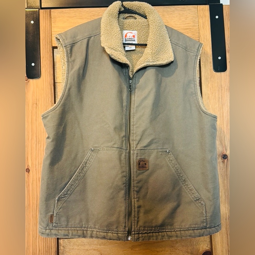 Sorel Mens Sherpa Zip Up Fleece-Completely Lined, Size XXL Mens. New Without Tag